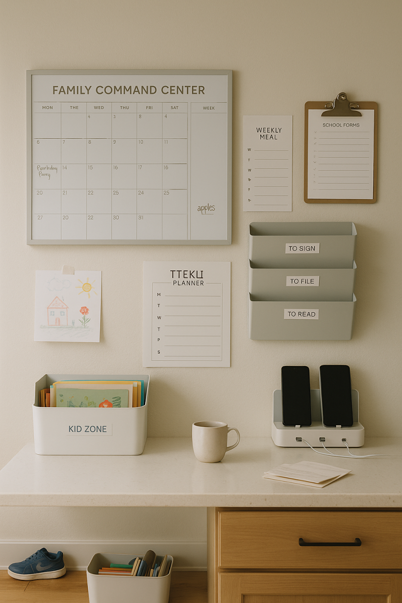 The Family Command Center That Saved My Sanity